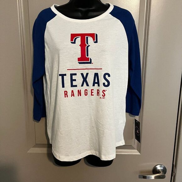 NEW Women's Texas Rangers Long Sleeve T-Shirt SM & XL NWT - Picture 4 of 11